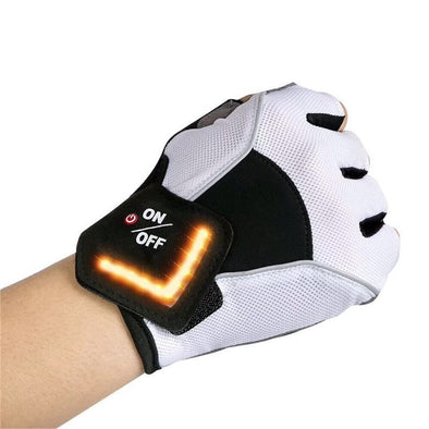 Cycling LED Turning Signal Gloves