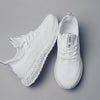 Woman Solid White Gym Runners